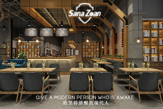 塞納左岸700平米咖啡加盟店,山東滕州店,成功入駐!